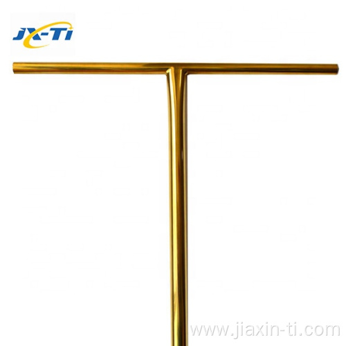 Golden color pro titanium stunt scooter bar oversized